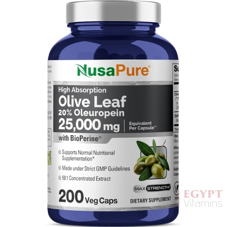 Nusapure Olive Leaf Extract 200 Capsules