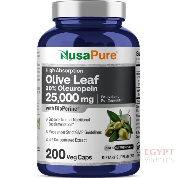 Nusapure Olive Leaf Extract 200 Capsules