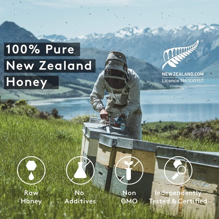 New Zealand Honey Co. Raw Manuka Honey UMF 26+  MGO 1282+,8.8oz, Features.