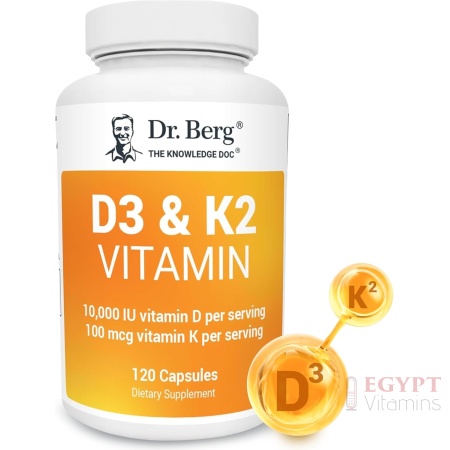 Dr Berg's D3 & K2  120 Capsules