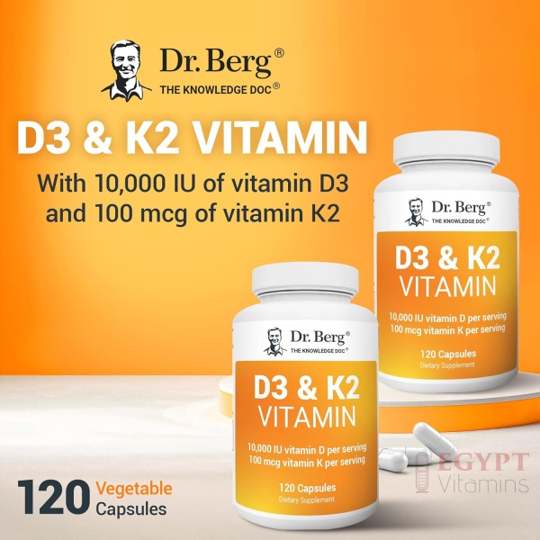 Dr Berg's D3 & K2  120 Capsules - Image 7