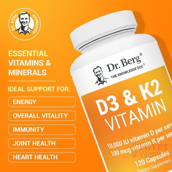 Dr Berg's D3 & K2  120 Capsules - Image 6