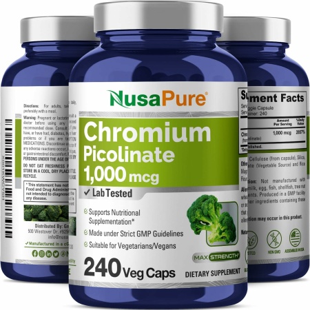 Nusapure Chromium Picolinate 1000mcg