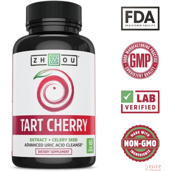 Zhou Nutrition, Tart Cherry Extract, 60 Capsules