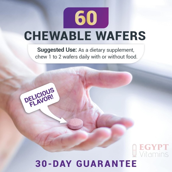 Dr. Berg Chewable Vitamin C Complex | Organic Berry Blend | 60 Wafers - Image 3