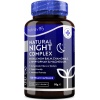 Nutravita Natural Night Complex– with Lemon Balm, Chamomile, 5HTP, Magnesium, Vitamin B12 –120 Capsules منتج طبيعي للنوم 120 كبسولة