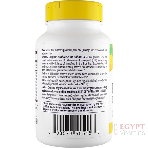 Healthy Origins | Probiotic 30 Billion CFUs Supports Gut Health | 60 Veggie Caps - Image 3