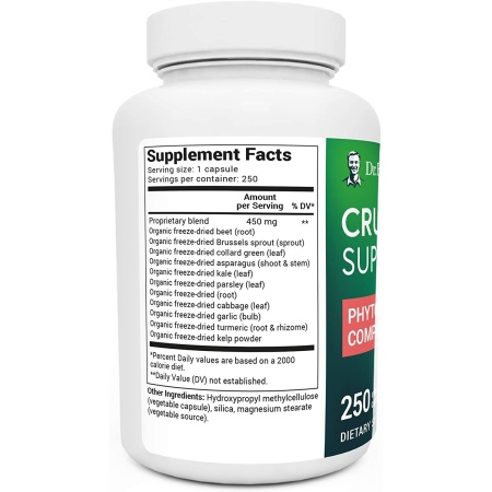 Dr. Berg Greens Superfood Organic Cruciferous Vegetable – Ingredients