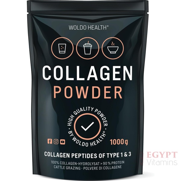WoldoHealth Hydrolyzed Collagen Powder | For Skin & Joints | 1000 g