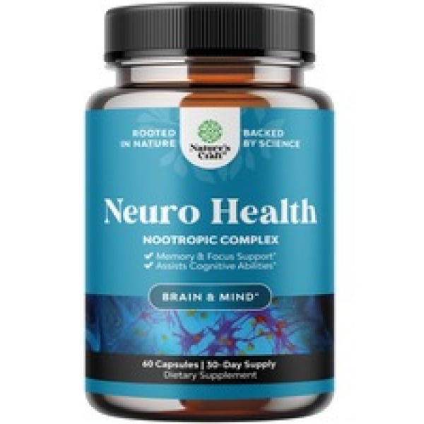 Nature's Craft Mind Enhancement Supplement | Natural Nootropic for Focus & Memory | 60 Capsules