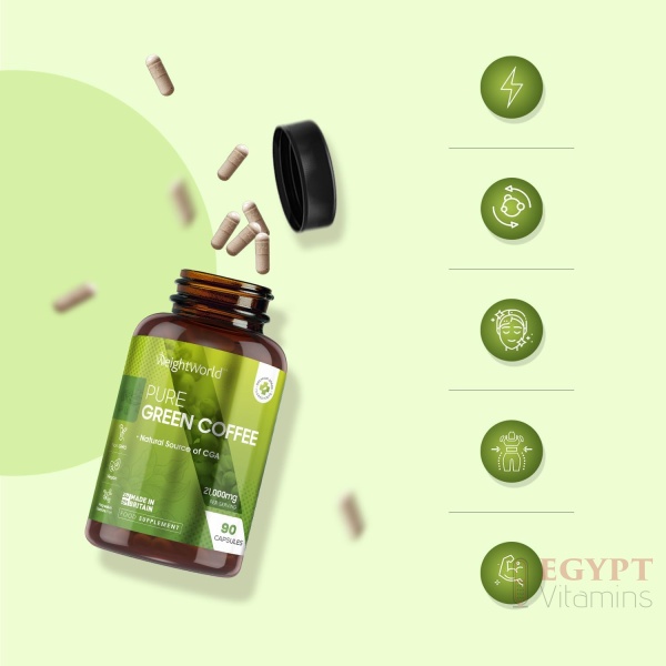High Strength Green Coffee  21,000mg - 90 Powder Capsules - Image 2