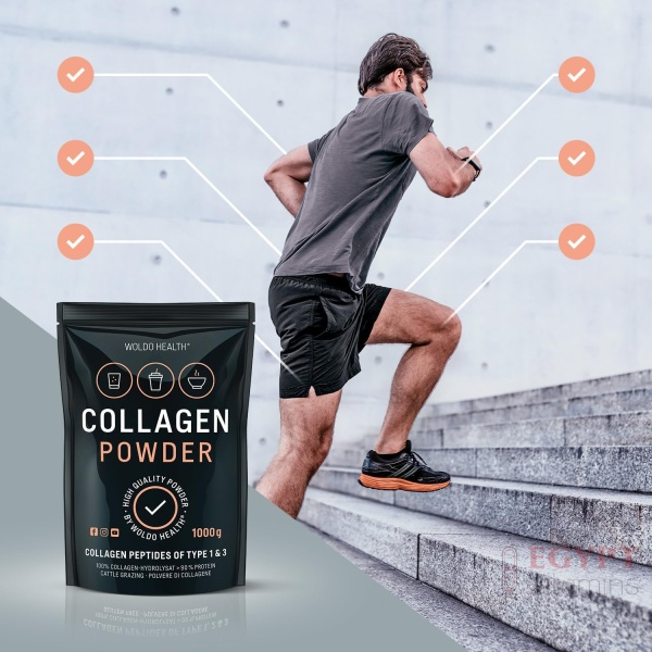 WoldoHealth Hydrolyzed Collagen Powder | For Skin & Joints | 1000 g - Image 3