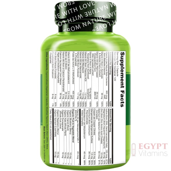 ⁦NATURELO One Daily Multivitamin for Women-120 Capsules⁩ - الصورة ⁦2⁩