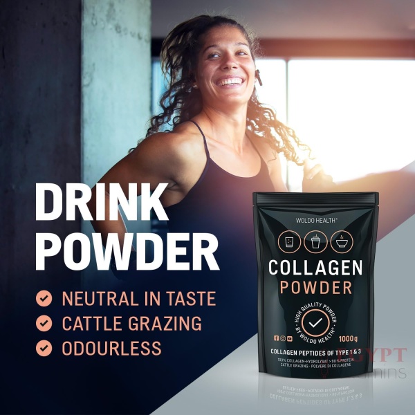 WoldoHealth Hydrolyzed Collagen Powder | For Skin & Joints | 1000 g - Image 5