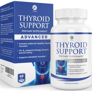1بودى مكمل لدعم الغدة الدرقية مع اليود 60 كبسولة