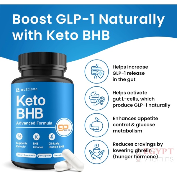 Nutriana | Exogenous Ketones BHB Supplement for Keto Support | 60 capsules - Image 7