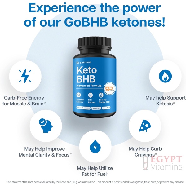 Nutriana | Exogenous Ketones BHB Supplement for Keto Support | 60 capsules - Image 5