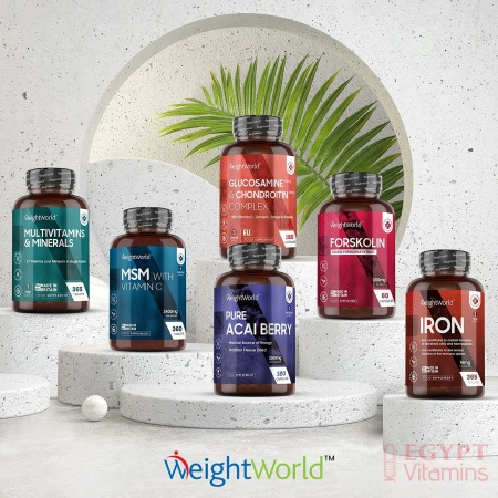 WeightWorld Pure Acai Berry Tablets - 2600mg Strength Servings - 120 Capsules (2 Month Supply), Natural Freeze Dried Acai Berries for Diet & Detox