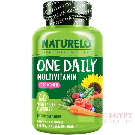 NATURELO One Daily Multivitamin for Women - Energy Support 60 Capsules