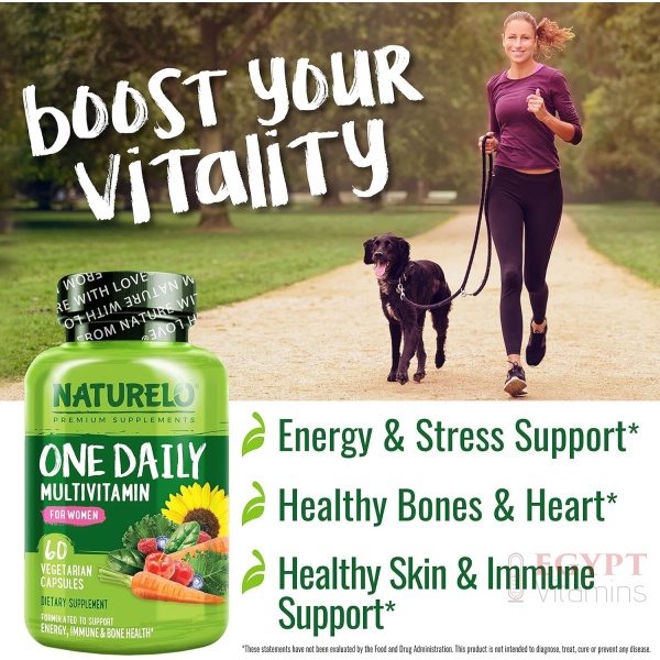 NATURELO One Daily Multivitamin for Women - Energy Support 60 Capsules - Image 6