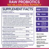 Wholesome Wellness, Women's Raw Probiotics 100 Billion CFU, Ingredients