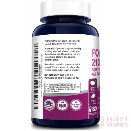 NusaPure Forskolin 2100mg,180 Capsules فورسكولين النقى 2100 مجم للكبسولة، 180كبسولة