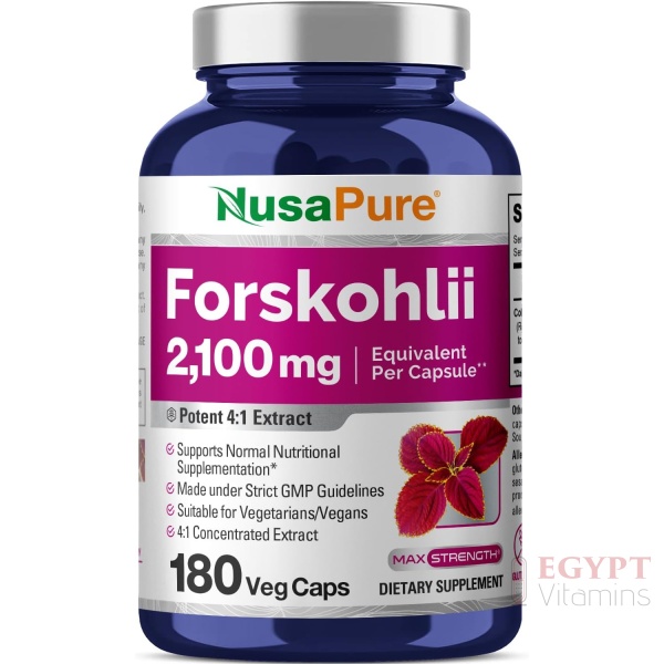 NusaPure Forskolin 2100mg,180 Capsules