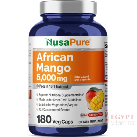 Nusapure African Mango Extract 5000 mg 180 Capsules