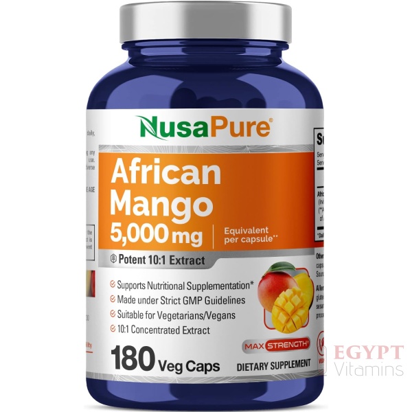 Nusapure African Mango Extract 5000 mg 180 Capsules