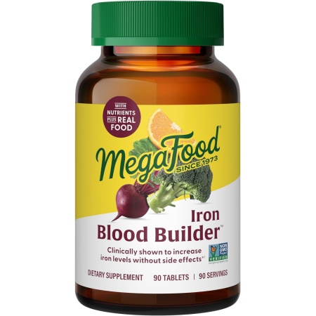 MegaFood, Blood Builder-Iron, 90 Tablets