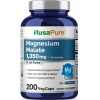 Nusapure Magnesium Malate 1350 mg, 200 Capsules ماغنسيوم ماليات 1350 مجم ,200 كبسولة