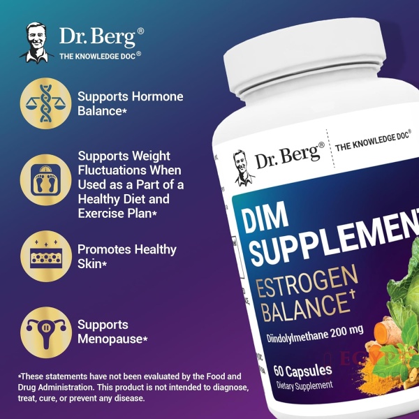 Dr Berg's DIM Supplement Estrogen Support | 60 Capsules - Image 8