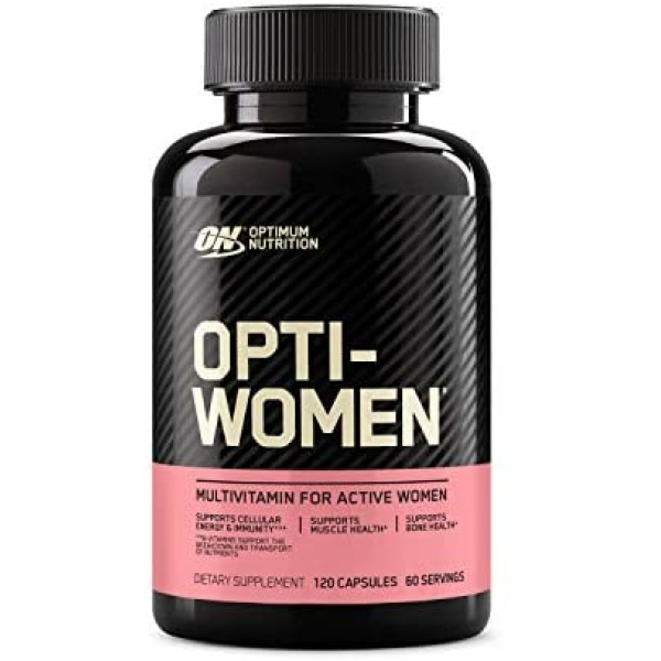 Optimum Nutrition Opti-Women multivitamins, Vitamin C, Zinc,iron and Vitamin D for Immune Support ,120 Capsules