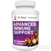 Dr. Berg's Advanced Immune Support - Daily Immunity Multi-System Defense Supplement with Vitamins C, D, Zinc, & Elderberry, 90 Veg Capsules