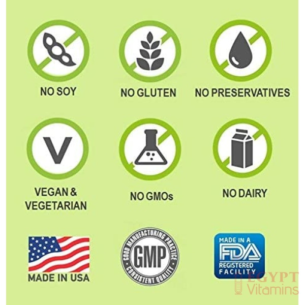 NATURELO Vitamin E - 180 mg (300 IU) of Natural Mixed Tocopherols from Organic Whole Foods - Supplement for Healthy Skin, Hair, Nails, Immune & Eye Health - Non-GMO, Soy Free - 90 Vegan Capsules فيتامين ھ 180 مجم ، خليط طبيعى من أطعمة عضوية ، لصحة الجهاز المناعى والعين ولصحة البشرة والأظافر والشعر ، 90 كبسولة نباتية - Image 2