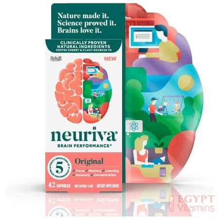 Schiff Neuriva Original Brain Performance Supplement - 42 Capsules