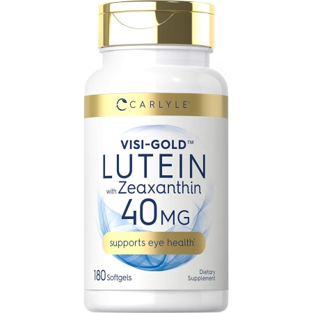 Carlyle Lutein and Zeaxanthin 40 mg | Eye Health Vitamins|180 Softgels ليوتين مع زيازانثين 40 مجم ، فيتامينات لصحة العين ، 180 كبسولة