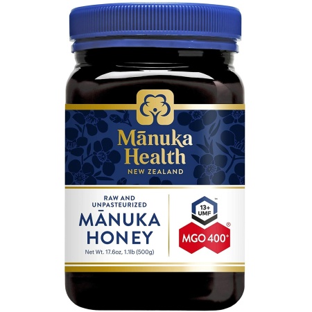 Manuka Health Manuka Honey MGO 400+, 100% Pure New Zealand Honey, 500 Grams