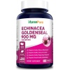 Nusapure Echinacea Goldenseal 900mg, Supports Healthy Immune Function,200 Capsules جولدنسيل اشنسيا 900 مجم ، 200 كبسولة نباتية ، لصحة وظائف الجهاز المناعى