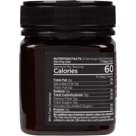 Kiva Raw Manuka Honey, Certified UMF 20+ (MGO 825+) - 250 Grams