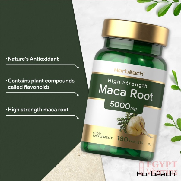 Maca Root 5000mg | 180 Vegan Tablets | High Strength Peruvian Maca Root Extract | Natural Booster Supplement for Men 180 Tablets - Image 3
