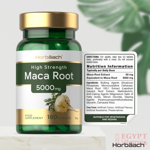 Maca Root 5000mg | 180 Vegan Tablets | High Strength Peruvian Maca Root Extract | Natural Booster Supplement for Men 180 Tablets - Image 5