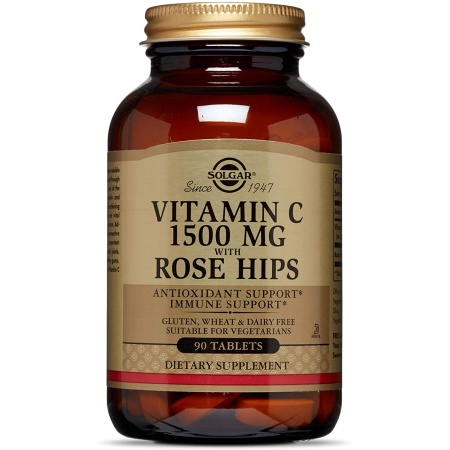Solgar Vitamin C 1500 mg with Rose Hips – 90 Tablets