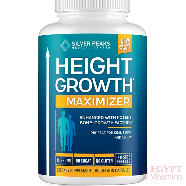 Silver Peaks Height Growth Maximizer- Growth Pills with Calcium for Bone Strength