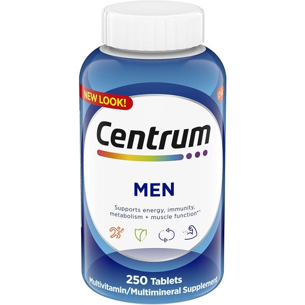Centrum Multivitamin for Men, Multivitamin/Multimineral Supplement with Vitamin D3 - 250 Tablets