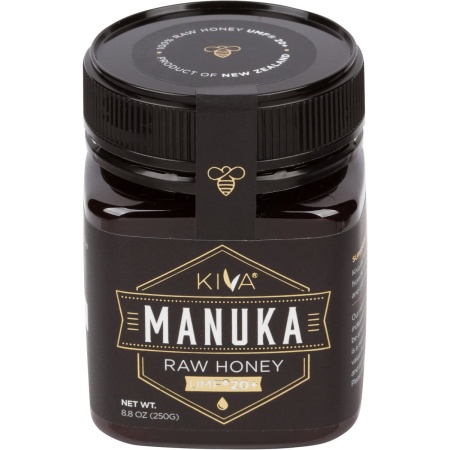 Kiva Raw Manuka Honey, Certified UMF 20+ (MGO 825+) - 250 Grams