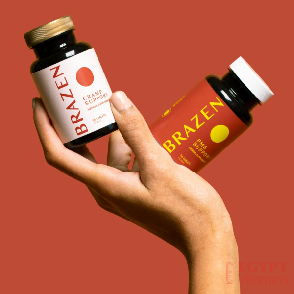 forever BRAZEN Cramp + PMS Support Bundle برازين ، دورة بدون أعراض الدورة الشهرية او التشنجات او آلام الدورة وتحسن الحالة المزاجية