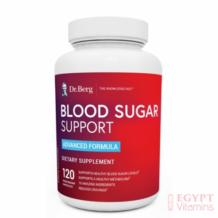 Dr Berg’s Healthy Blood Sugar Support Supplement – 10 Powerful Ingredients, 120 Capsules