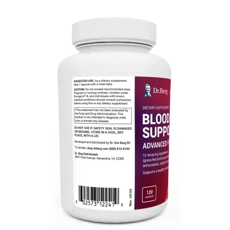 Dr. Berg Blood Sugar Support | Advanced Natural Formula for Energy & Balance | 120 Capsules