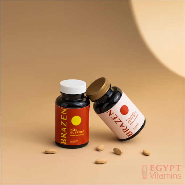 forever BRAZEN Cramp + PMS Support Bundle برازين ، دورة بدون أعراض الدورة الشهرية او التشنجات او آلام الدورة وتحسن الحالة المزاجية - Image 3